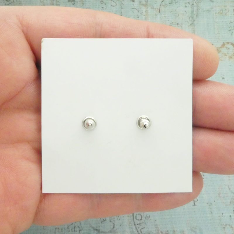 1 Pair Silver St Benedict Medal Earrings in Gift Box by TIJC SP6029E - Image 2
