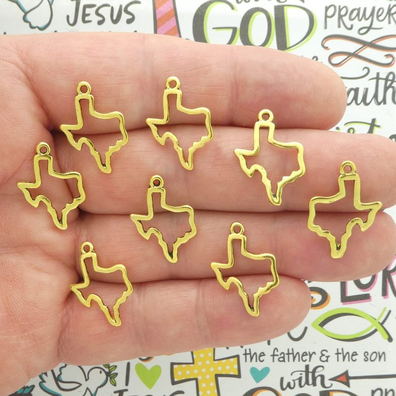 texas charms bulk in gold pewter multi