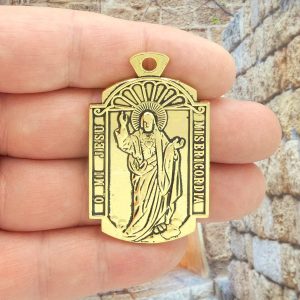 Sacred Heart of Jesus medals bulk in gold pewter