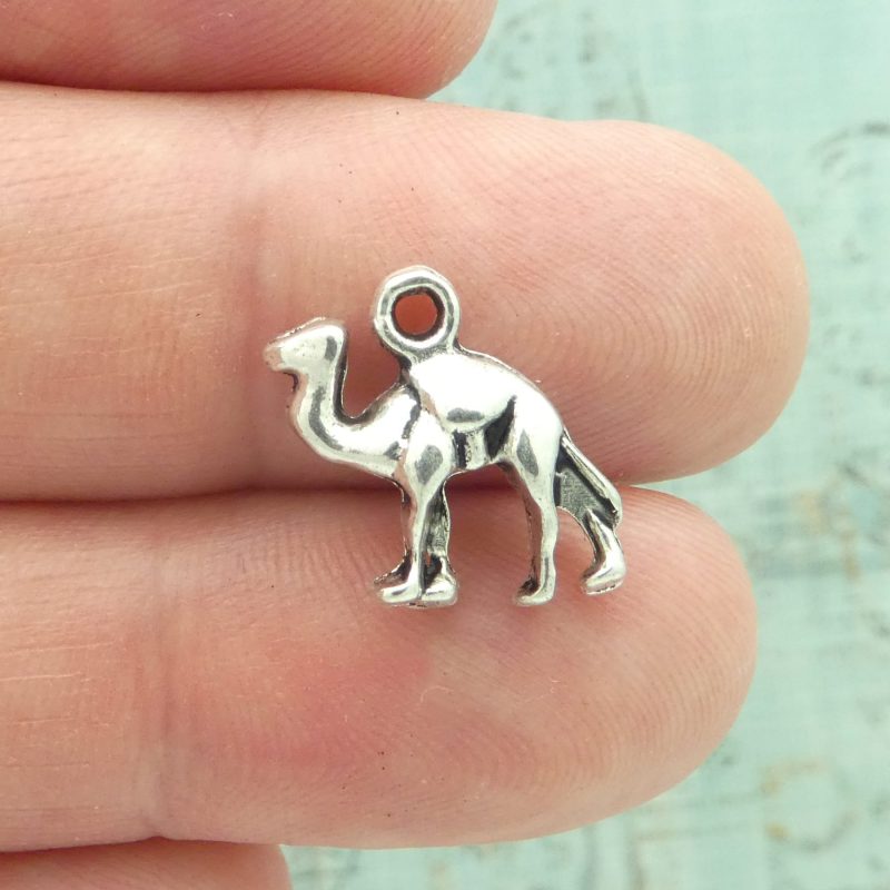 camel charms bulk in silver back