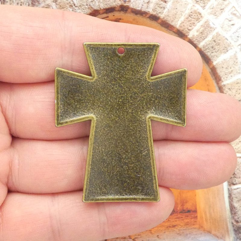 3 Bronze Southwest Cross Pendants Bulk by TIJC SP2096B - Image 3