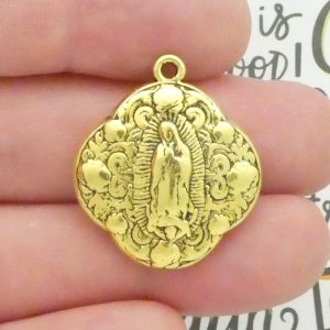 Our Lady of Guadalupe Medals Bulk in Gold
