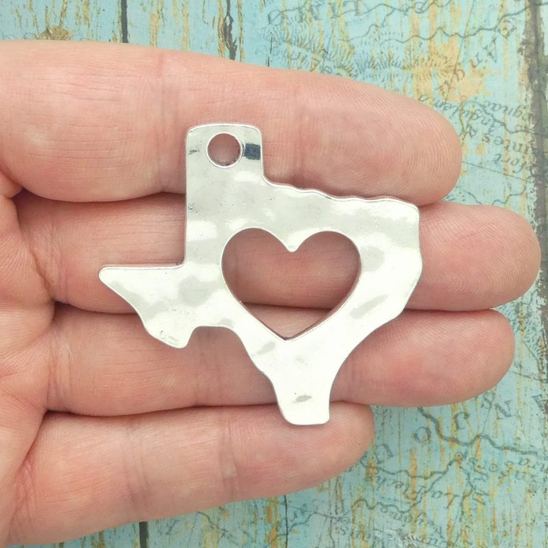 I love Texas charms bulk in silver