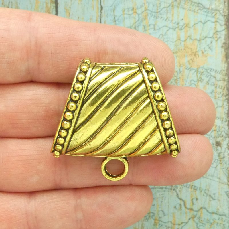 gold bails for pendants wholesale