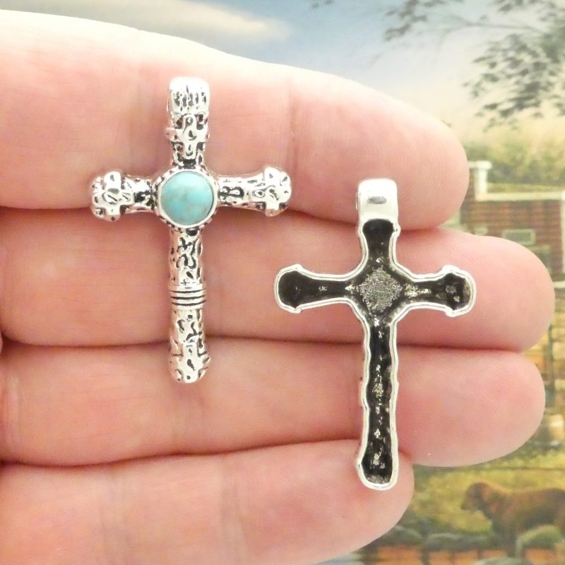 turquoise cross pendants wholesale