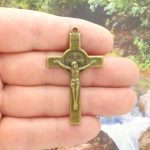 st benedict crucifix pendants for rosary making