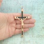 copper crucifix wall cross