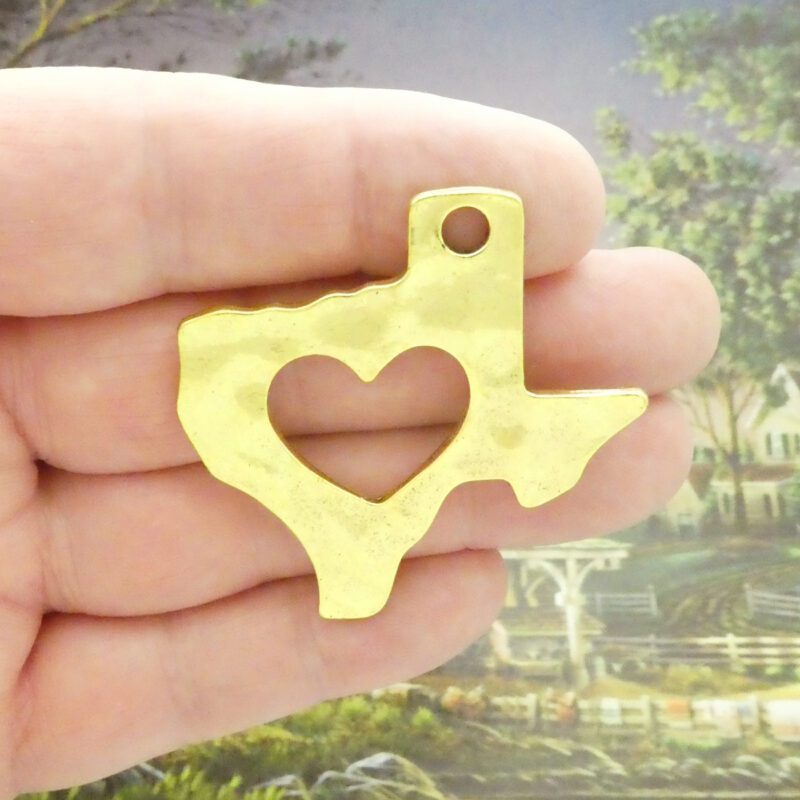 1 Texas Charm with Open Heart Gold by TIJC SP2157 - Image 4
