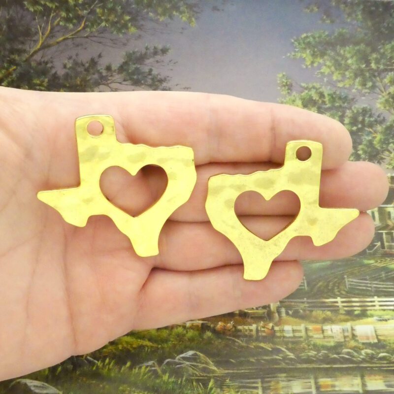Gold Texas Pendants Bulk