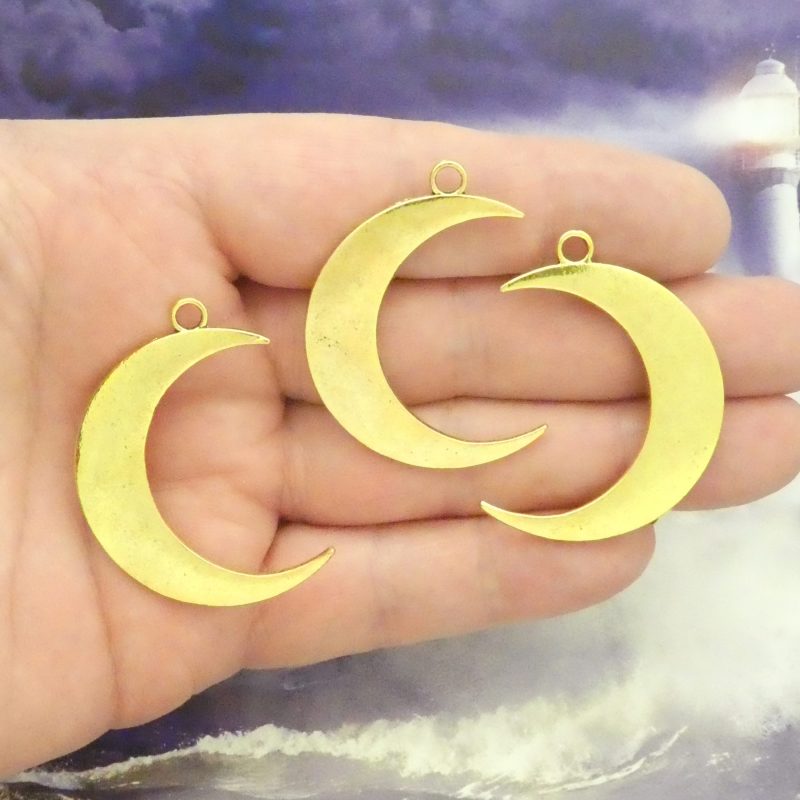 Crescent Moon Pendants Bulk