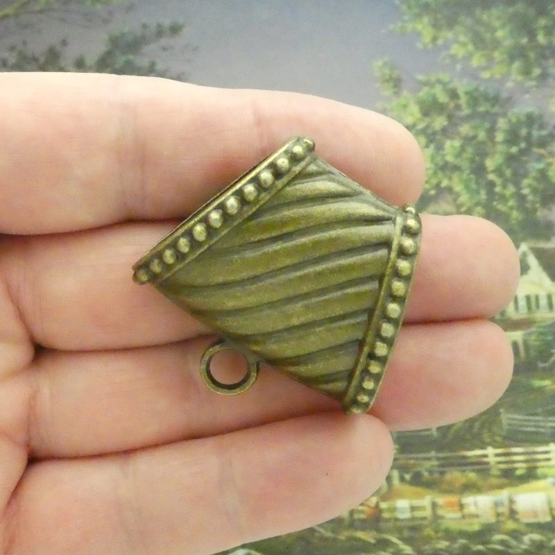 bronze jewelry bails for jewelry making
