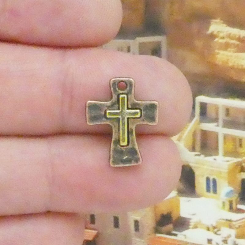 small cross charm