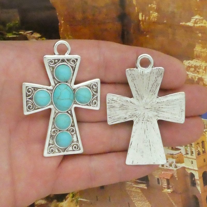 Southwest Turquoise Cross Pendants Wholesale