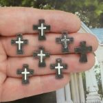 two tone cross pendants wholesale