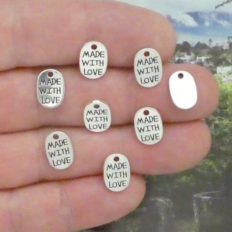 Made with Love Charms Bulk