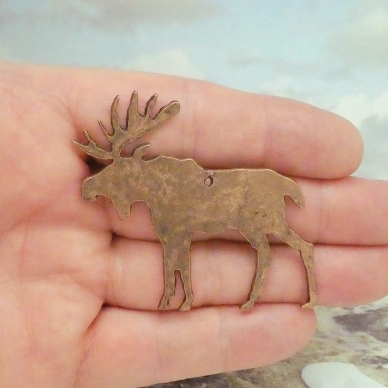 Moose Pendants for Jewelry Making