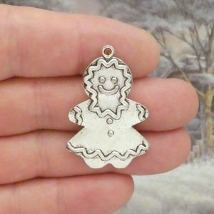 Gingerbread Charms for Jewelry Making