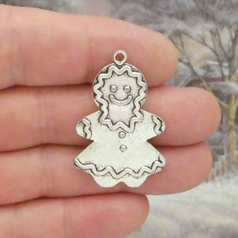 Gingerbread Charms for Jewelry Making