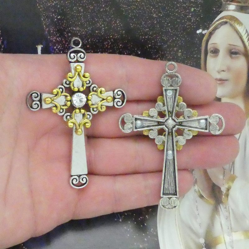 crystal cross pendants wholesale