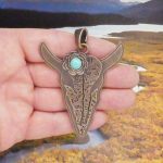 cow skull pendants for jewelry making