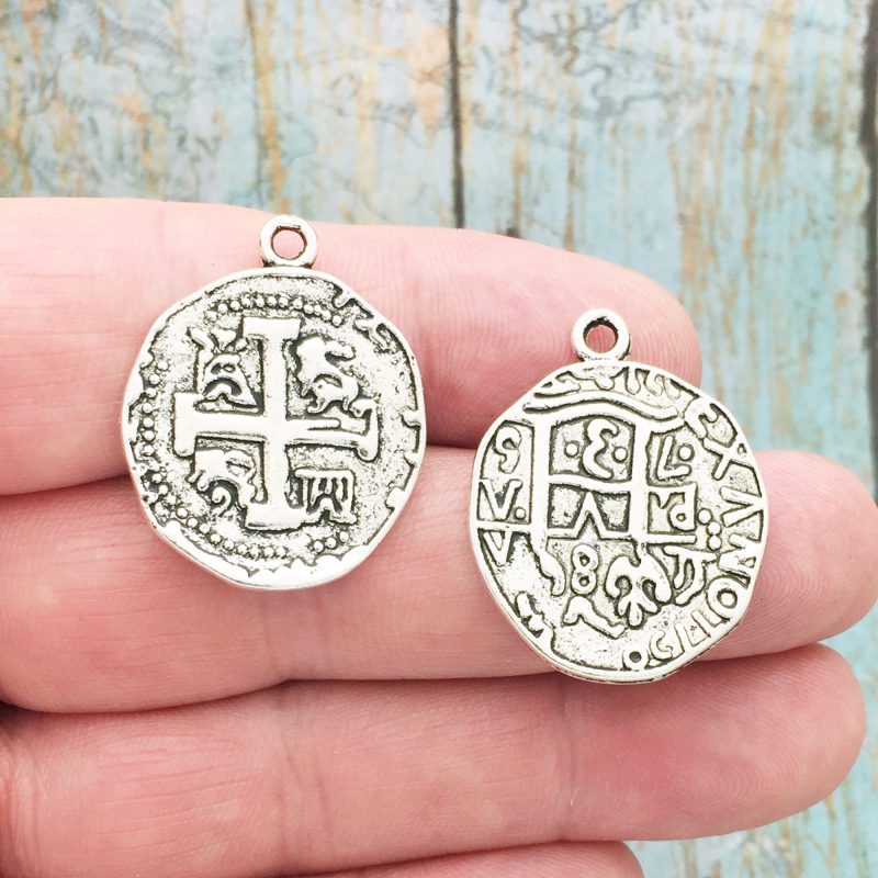 Spanish Coin Charms Bulk