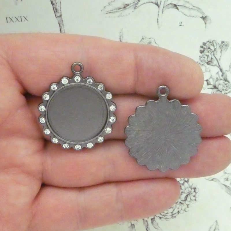 Round Photo Charms Bulk