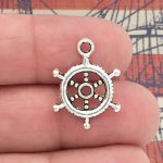 ship wheel charms for bracelets