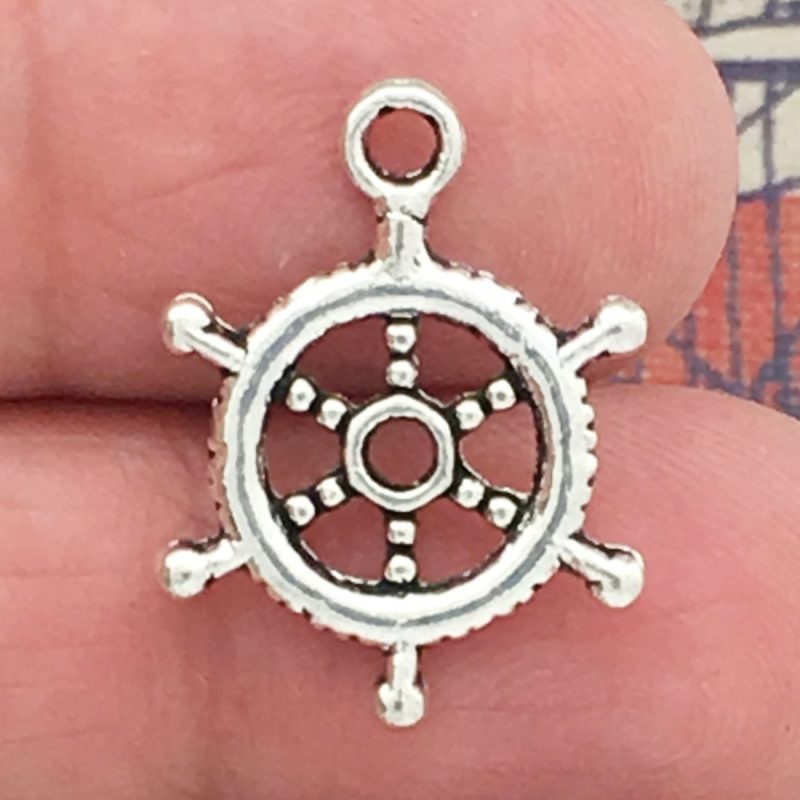 ship wheel charms wholesale