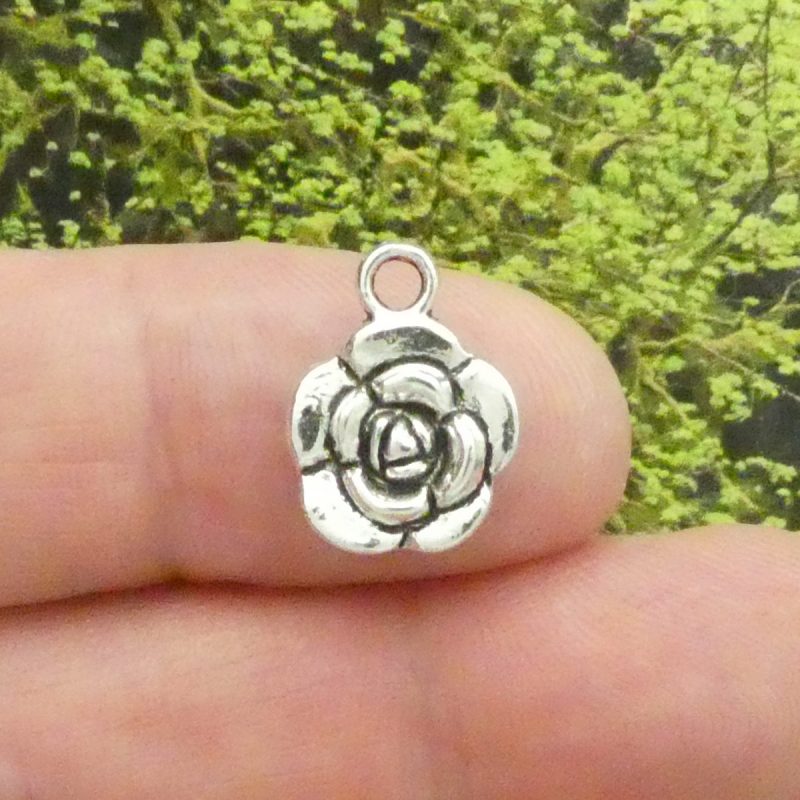 Rose Charms for Bracelets