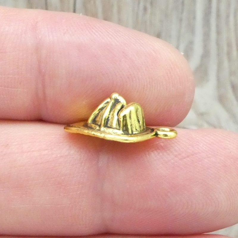 Firefighter Helmet Charm