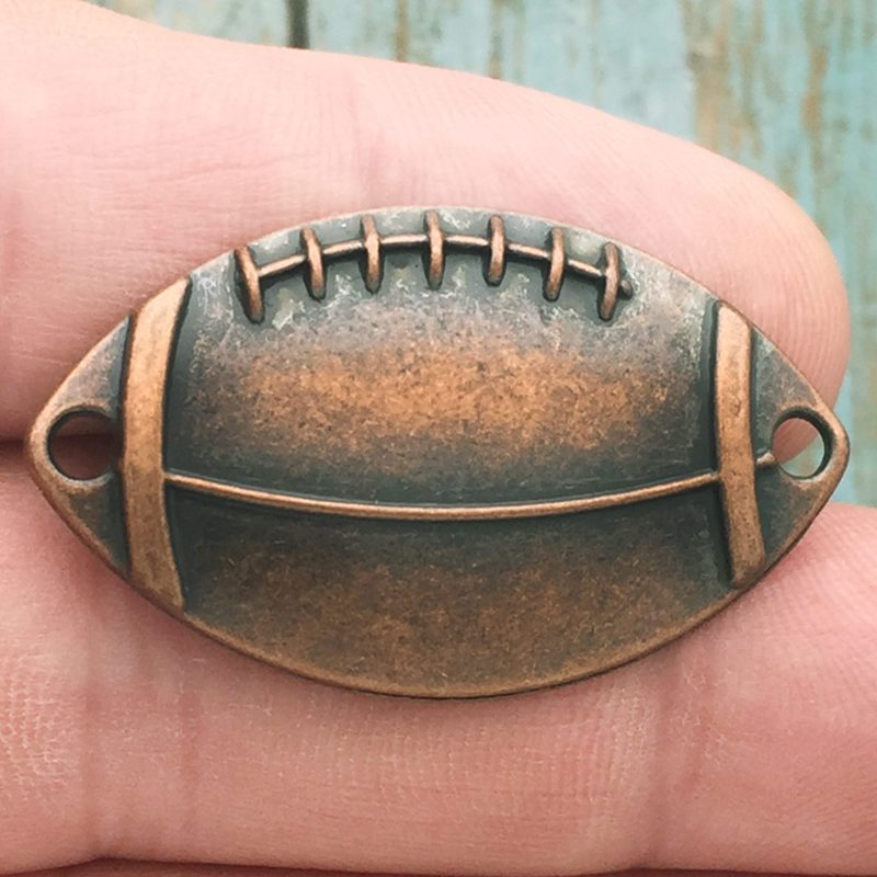 Football Bracelet Connector Charm