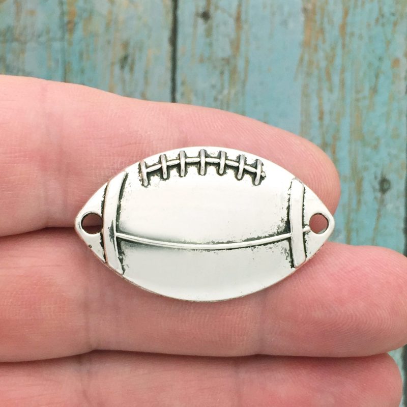 Football Bracelet Connector Pendant