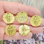 Hammered Cross Pendants