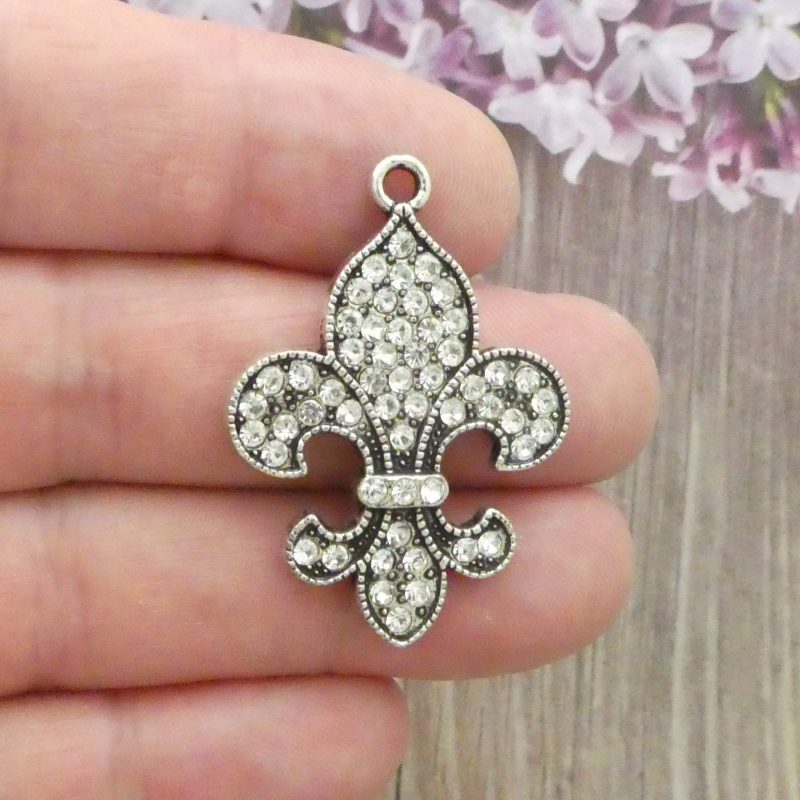 Fleur de Lis Charms for Jewelry Making
