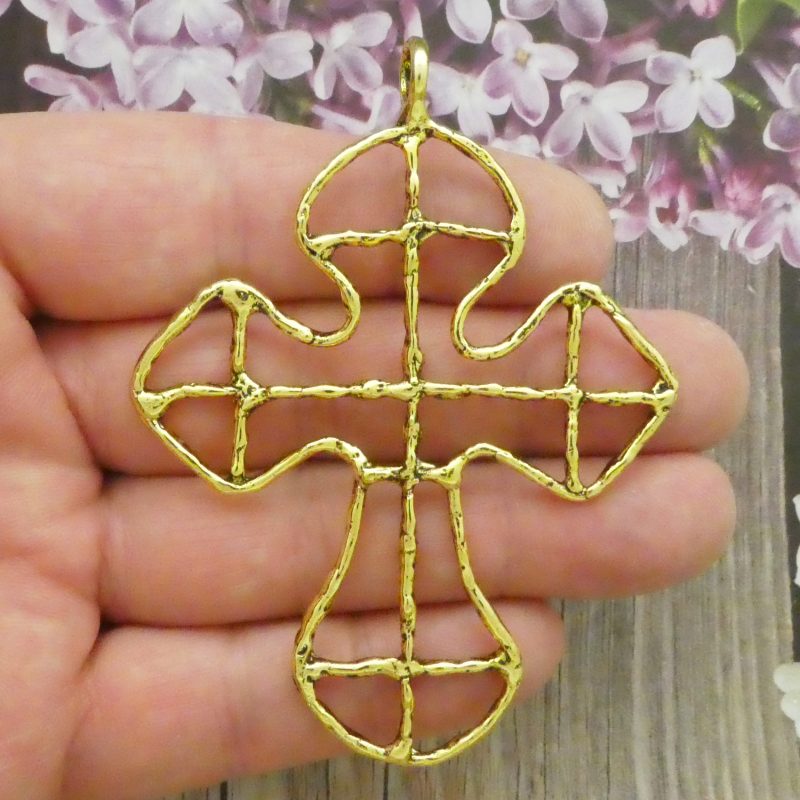 gold cross pendant
