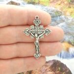 Silver Crucifix Cross Pendant