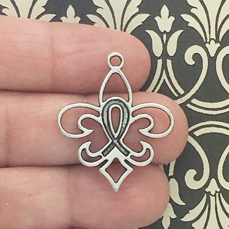 Silver Fleur De Lis Charm