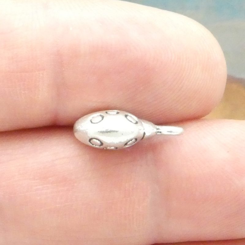 5 Ladybug Charm Silver by TIJC SP0513 - Image 5