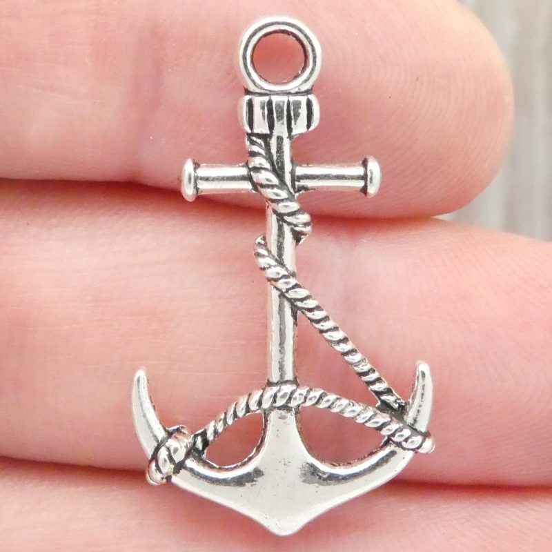 Silver Anchor Charm