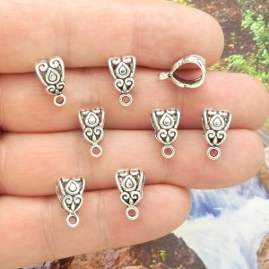 silver bail for pendant