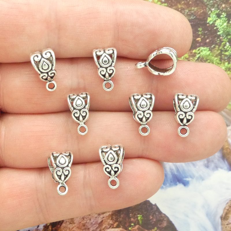 silver bail for pendant
