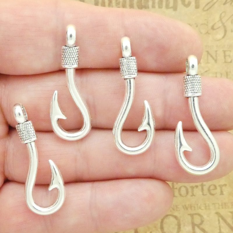 Fish Hook Charms Wholesale