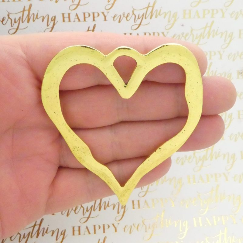 Open Heart Pendants Bulk