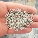 8mm Open Oval Jump Rings Bulk