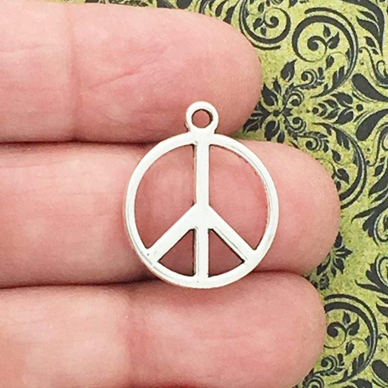 peace sign charms bulk