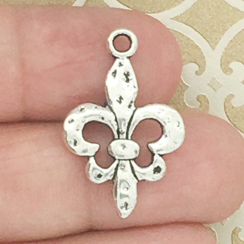 Fleur De Lis Charms for Jewelry Making
