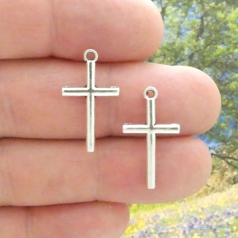 Simple Cross Charms Wholesale