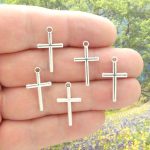 Simple Cross Charms Bulk