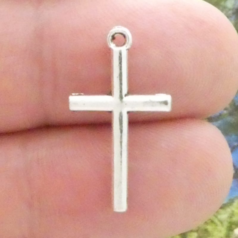 Simple Cross Charms for Jewelry Making