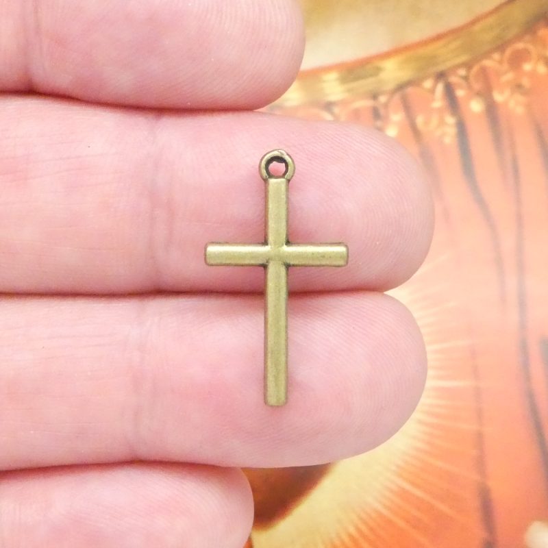 simple cross charm